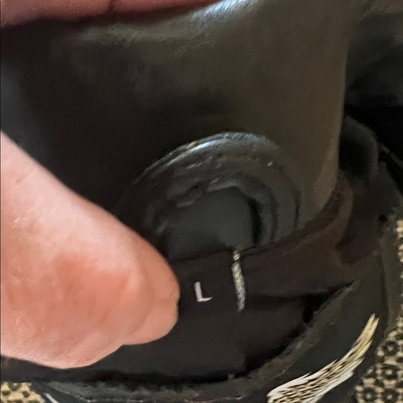 Vintage Harley-Davidson paradise flare Black Leather Jacket size large - Picture 9 of 9